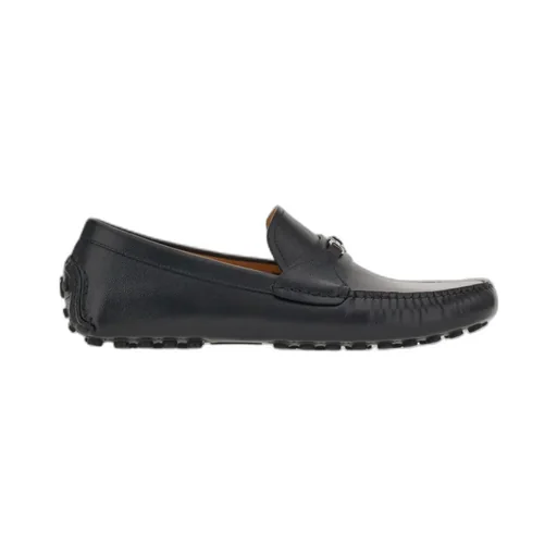 Gancini-Buckle Slip-On Loafers