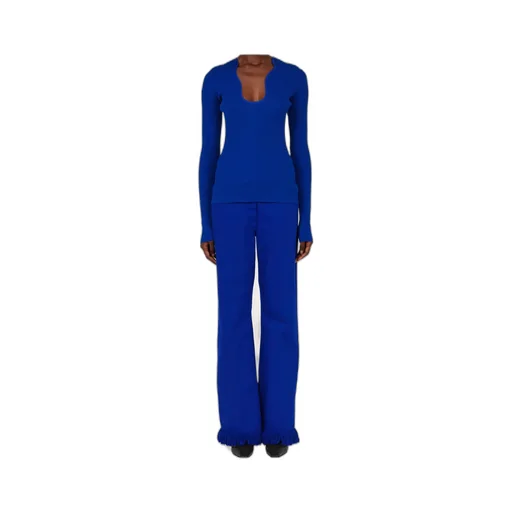 Top With Rippled Neckline