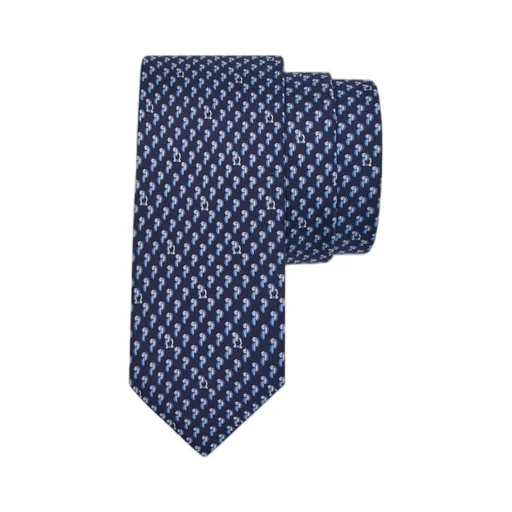 Parrot Printed Tie