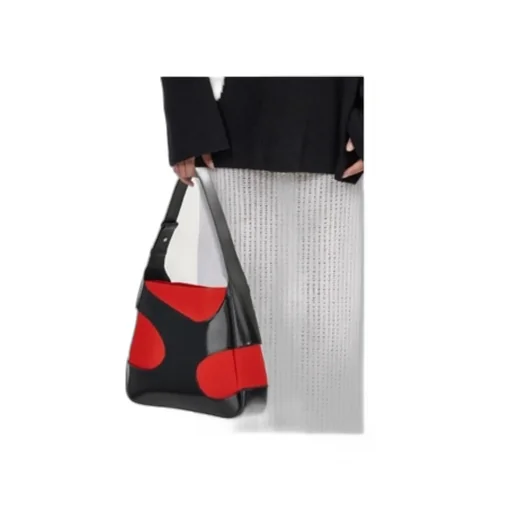 Hollowed-Out Detail Shoulder Bag
