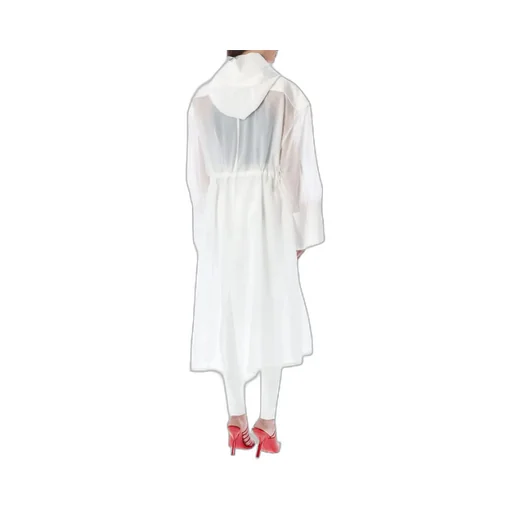 Long-Sleeved Hooded Trench Coat
