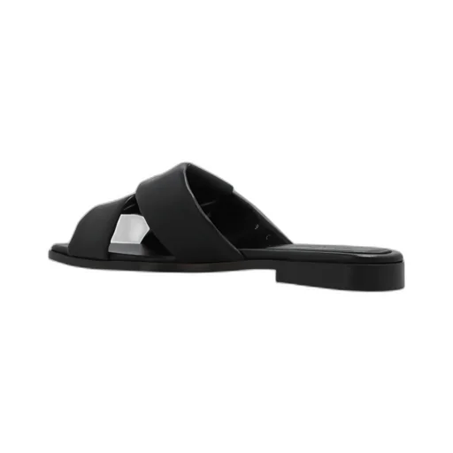 Knot Detailed Slip-On Sandals