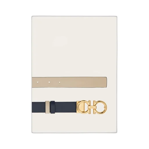 Reversible Logo Plaque Buckle Belt