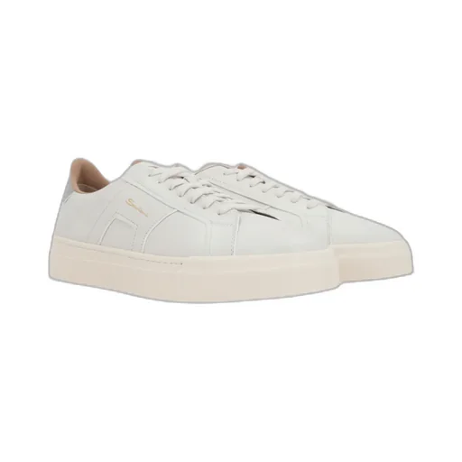Round-Toe Lace-Up Sneakers