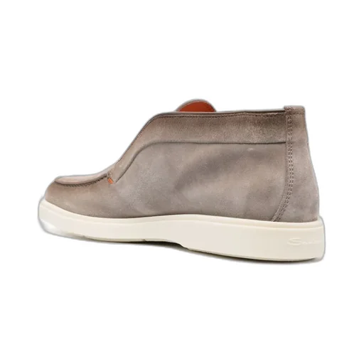 Desert Round Toe Slip-On Boots