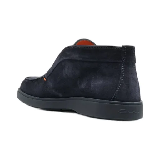 Round Toe Slip-On Ankle Boots
