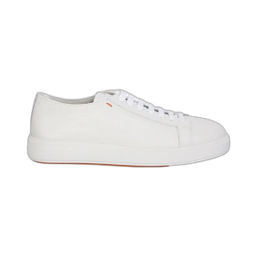 Round-Toe Lace-Up Sneakers
