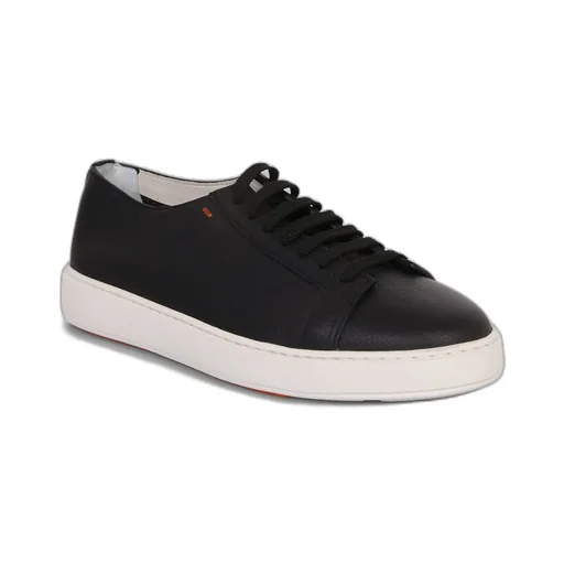 Round-Toe Lace-Up Sneakers
