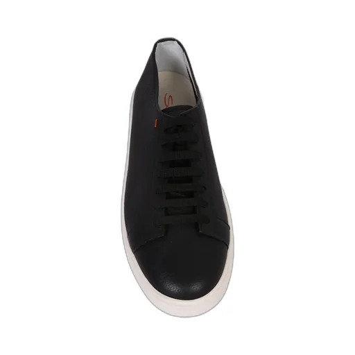 Round-Toe Lace-Up Sneakers