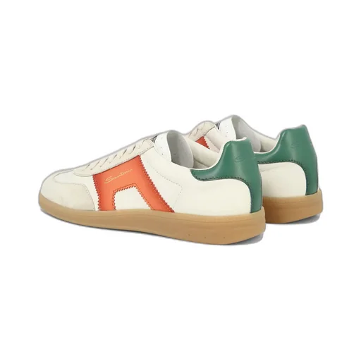 Colourblock Panelled Lace-Up Sneakers