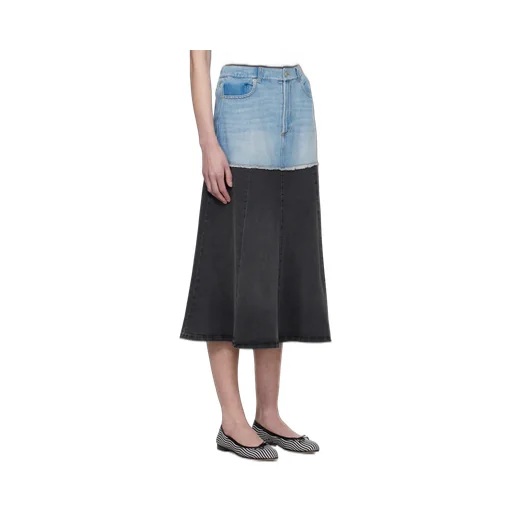 Elle Denim Midi Skirt