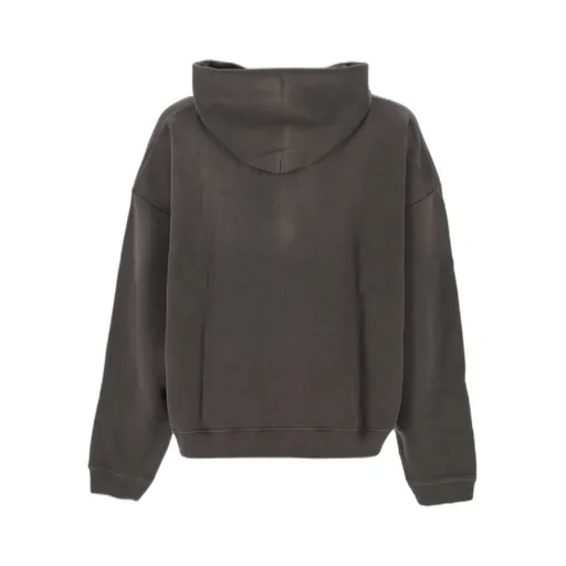 Logo Embroidered Long Sleeved Hoodie