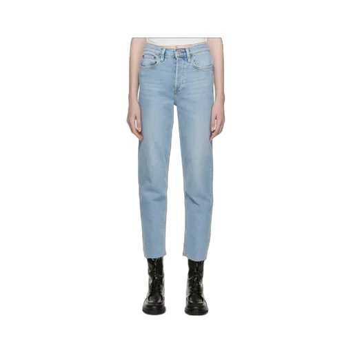Straight Leg Cropped Jeans