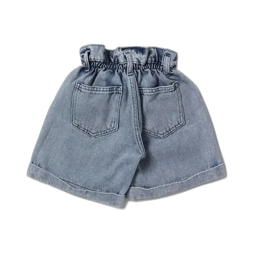 Logo-Print Denim Shorts