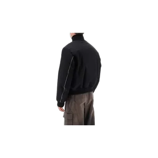 Zip-Up Long-Sleeved Bomber Jacket