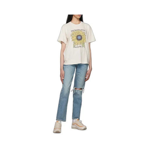 '70S Ripped-Knee Straight-Leg Jeans
