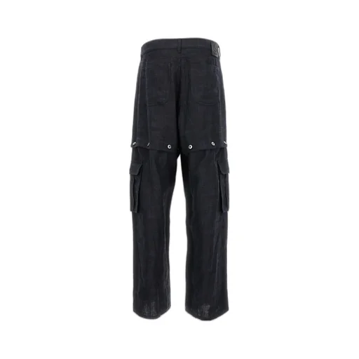 Logo Embroidered Cargo Pants
