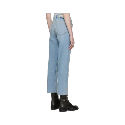 Straight Leg Cropped Jeans