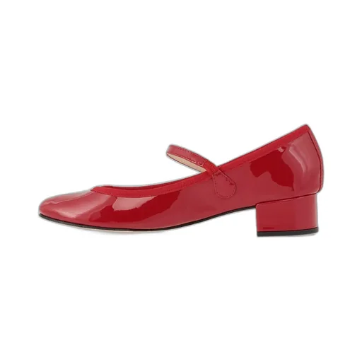 Thick-Heeled Ballet Shoes