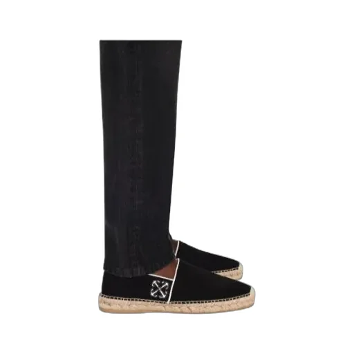 Anglette Arrow-Embroidered Slip-On Espadrilles