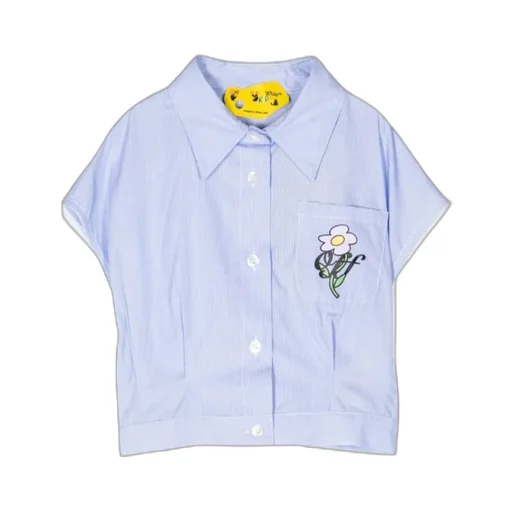 Striped Embroidered Shirt