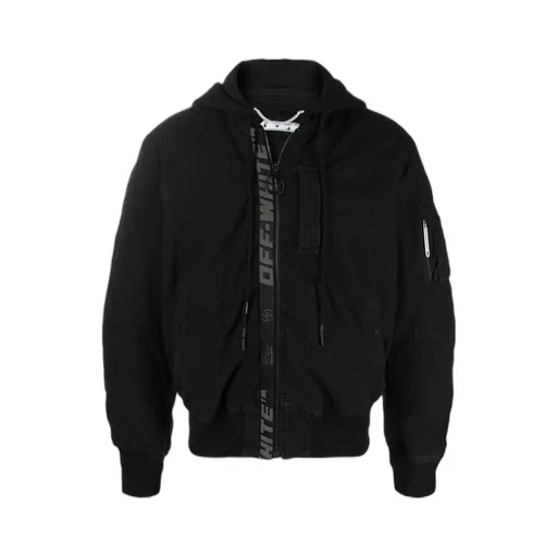 Logo-Print Cotton Bomber Jacket