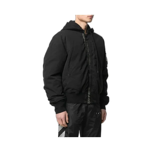 Logo-Print Cotton Bomber Jacket