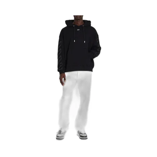 Logo Printed Drawstring Hoodie