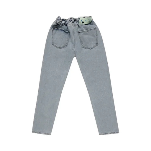 Belted Slim-Fit Jeans