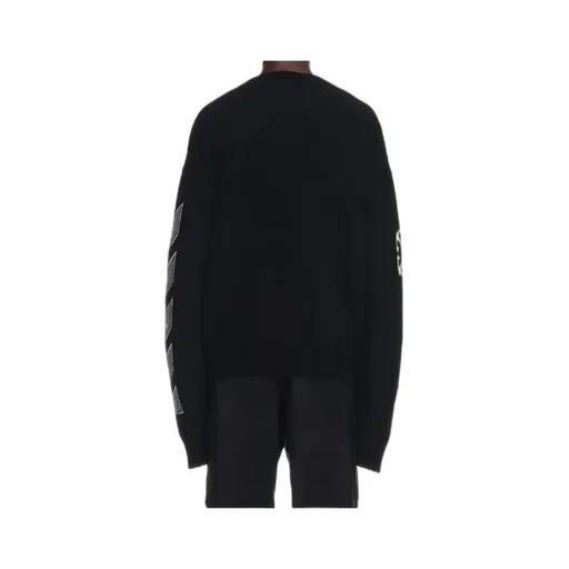 Logo Embroidered Knit Cardigan