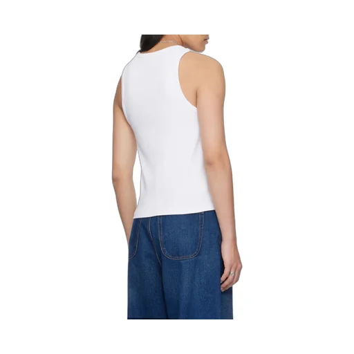 Logo Detailed Sleeveless Top