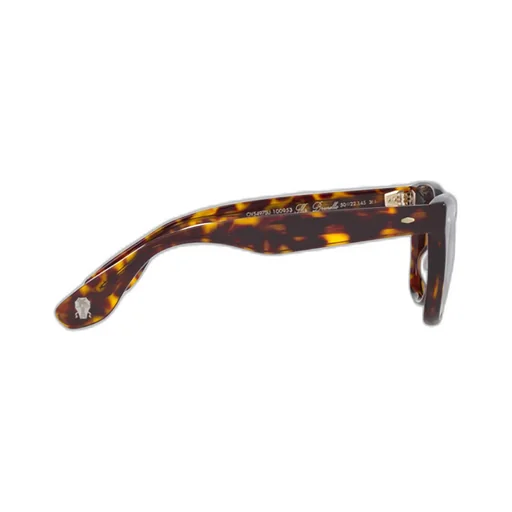 Tortoiseshell-Effect Square-Frame Sunglasses