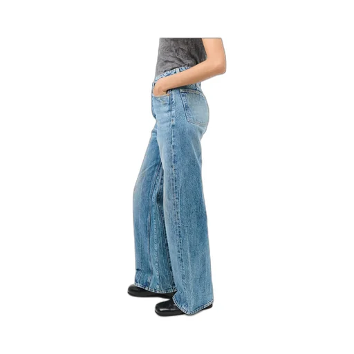 Treble Cut Wide Leg Jeans