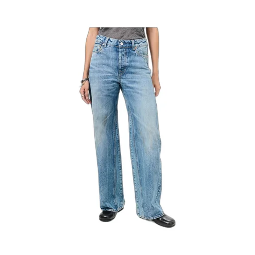 Treble Cut Wide Leg Jeans
