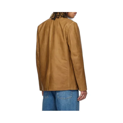 Leather Opening Blazer