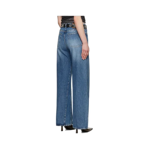 Treble Cut Wide Leg Jeans