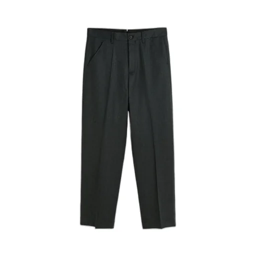 Belt Loop Wool Casual Pants