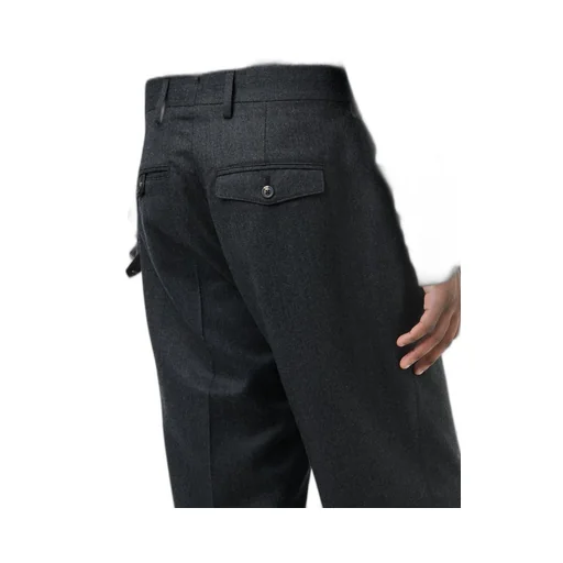 Belt Loop Wool Casual Pants