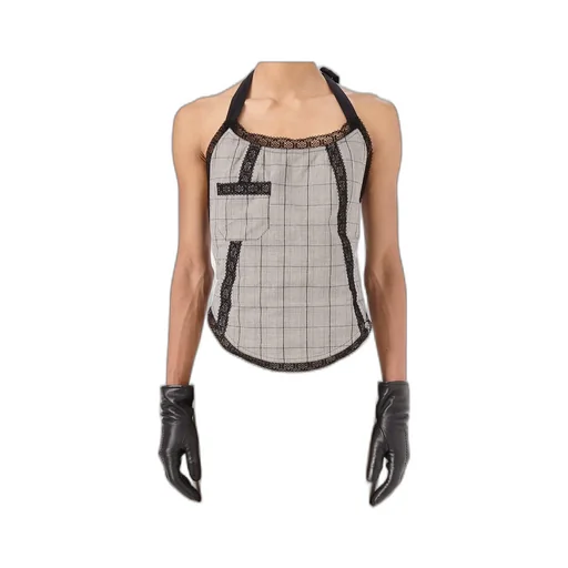 Pinafore Halter Top