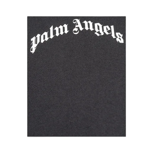 Back Curved Logo Loose Hoodie