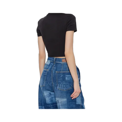 Logo-Embroidered Cropped T-Shirt