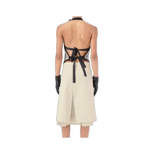 Pinafore Halter Top