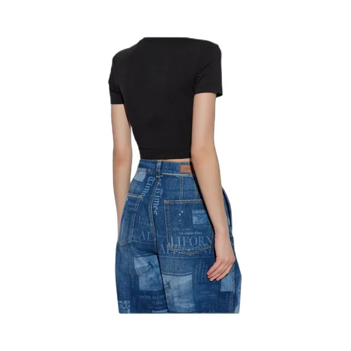 Logo-Print Cropped T-Shirt