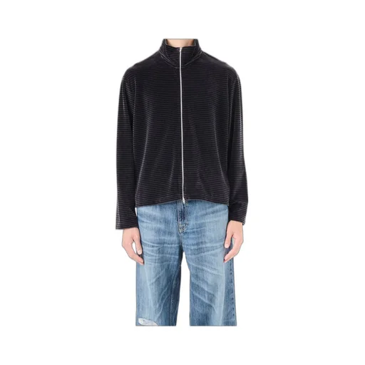 Shrunken Full Zip Polo Jacket