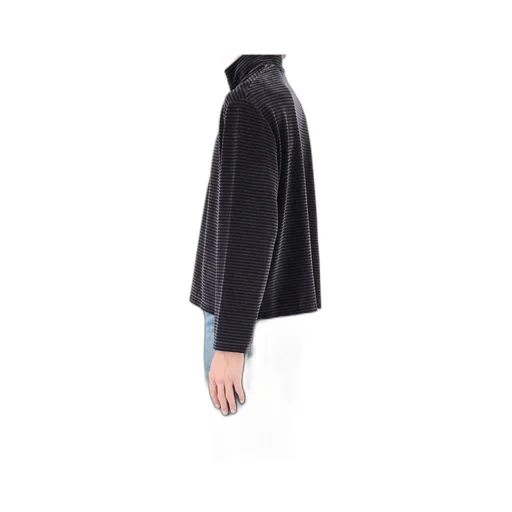 Shrunken Full Zip Polo Jacket