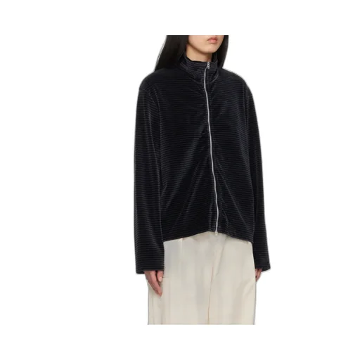 Shrunken Full Zip Polo Jacket