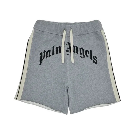 Curved Logo Printed Shorts