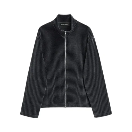 Shrunken Full Zip Polo Jacket