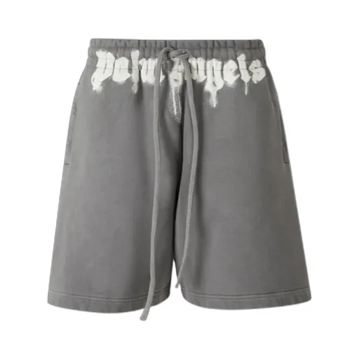 Logo Printed Drawstring Bermuda Shorts