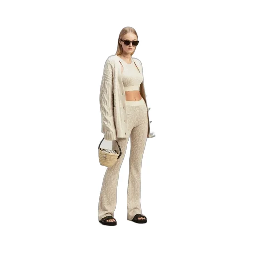 Monogram Jacquard Knitted Pants